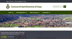 Desktop Screenshot of comune.santantoninodisusa.to.it
