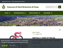 Tablet Screenshot of comune.santantoninodisusa.to.it